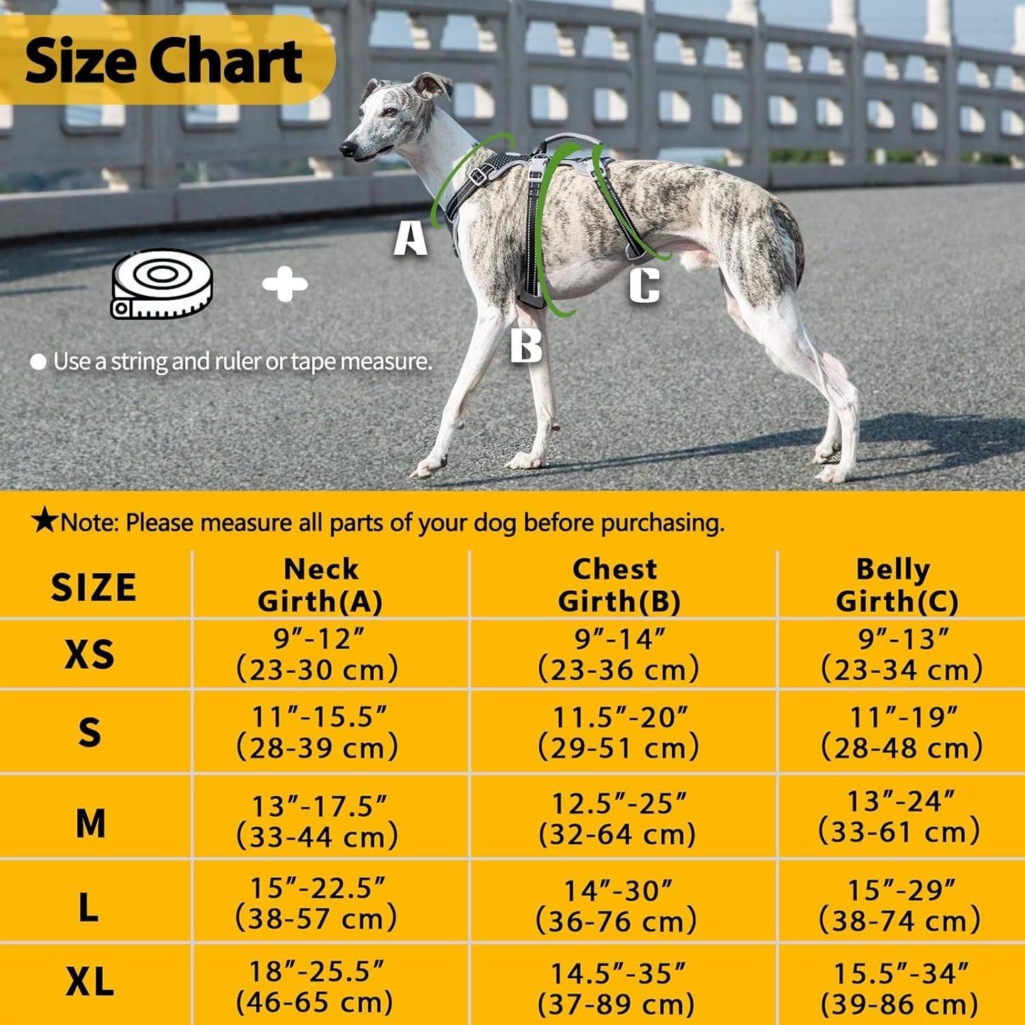 Huntboo Escape Proof Harness, No Slip Dog Harness Escape Proof, Fully Reflective Harness with Handle, Breathable, Durable, Adjustable Vest for Medium Dogs Walking and Training Gear (Black, M)