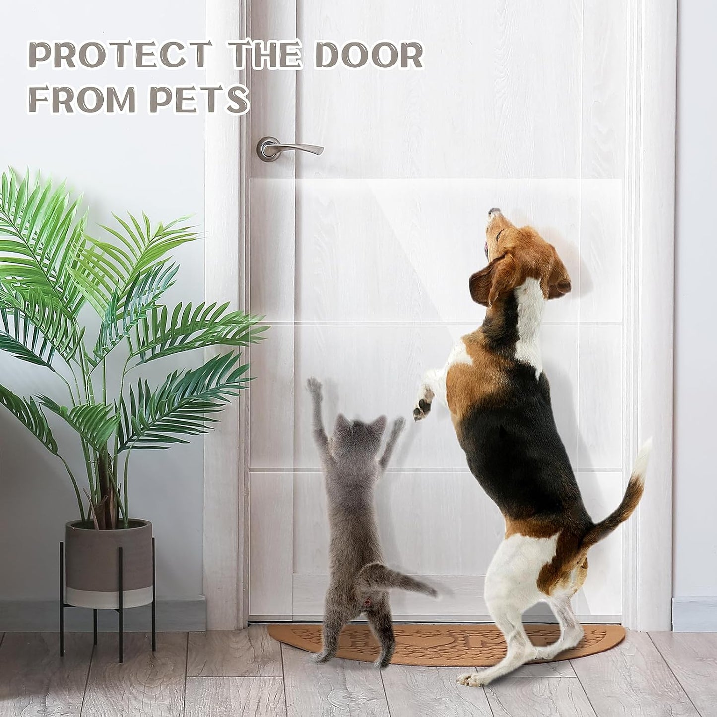Anti Cat Scratch Furniture Protector, Cat Couch Protector, Anti Scratch Furniture Protector, Protector Pads for Furniture for Couch,Doors&Wall(7.87"X 98.5")