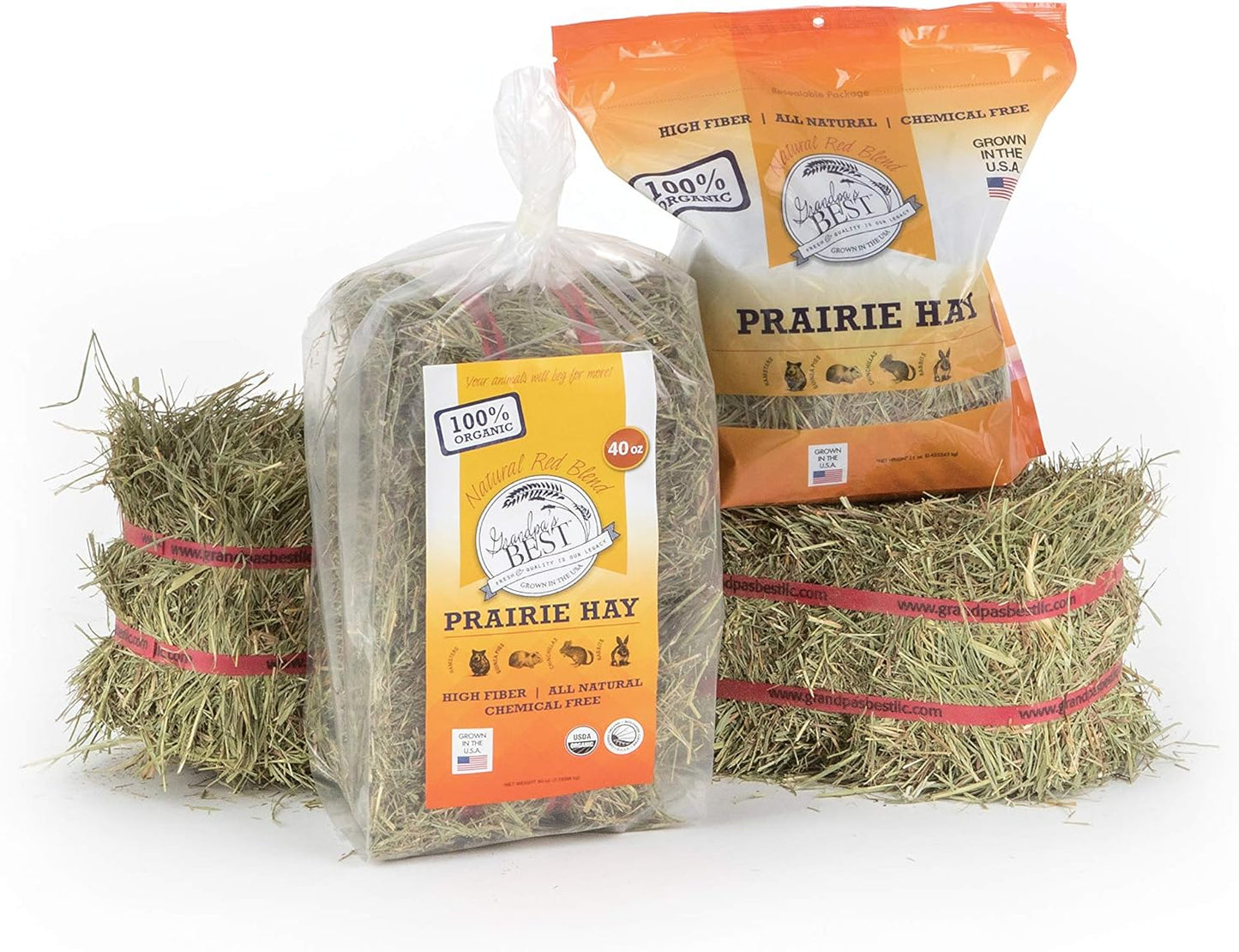 Grandpa's Best Prairie Hay Bale, 5 lbs