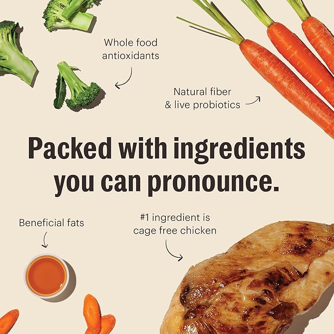 The Honest Kitchen Whole Food Clusters Small Breed Grain Free Chicken Dry Dog Food, 1 lb Trial Pouch