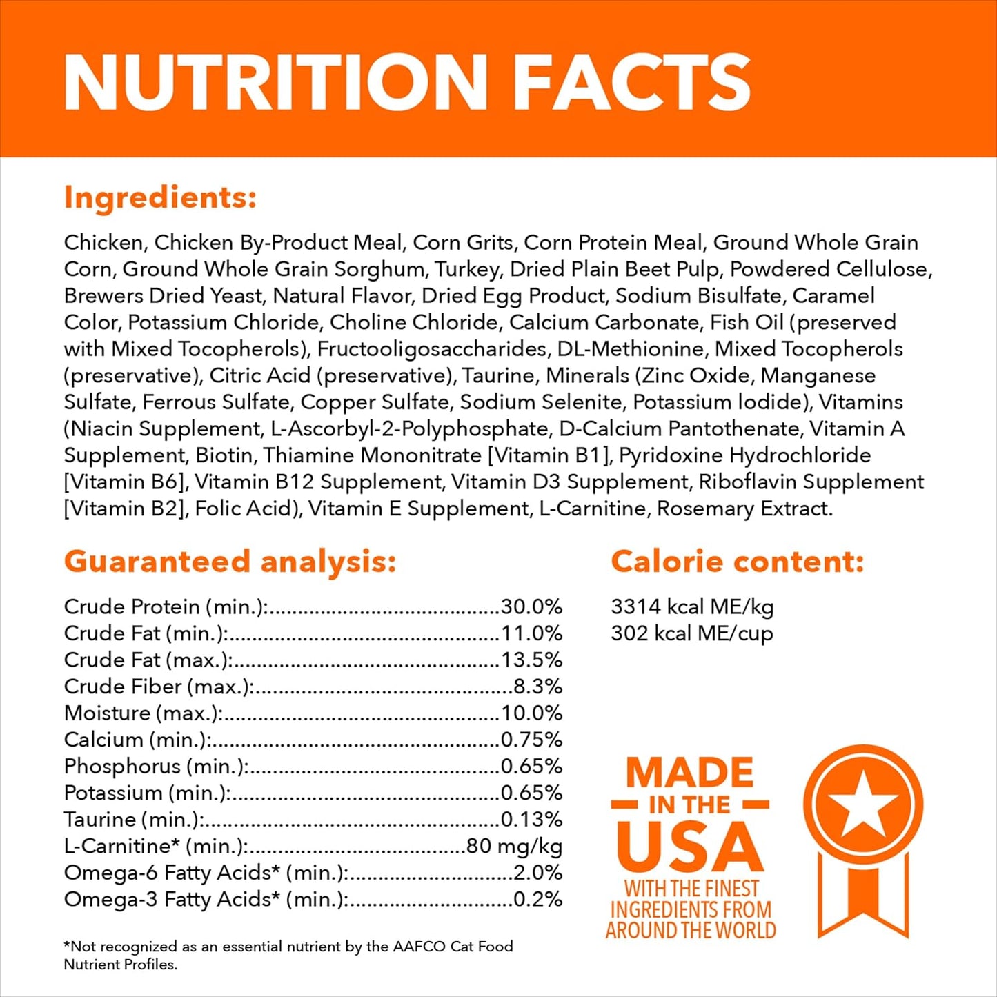 IAMS Proactive Health Indoor Weight Control & Hairball Care Adult Dry Cat Food, Chicken & Turkey Recipe, 7 lb. Bag