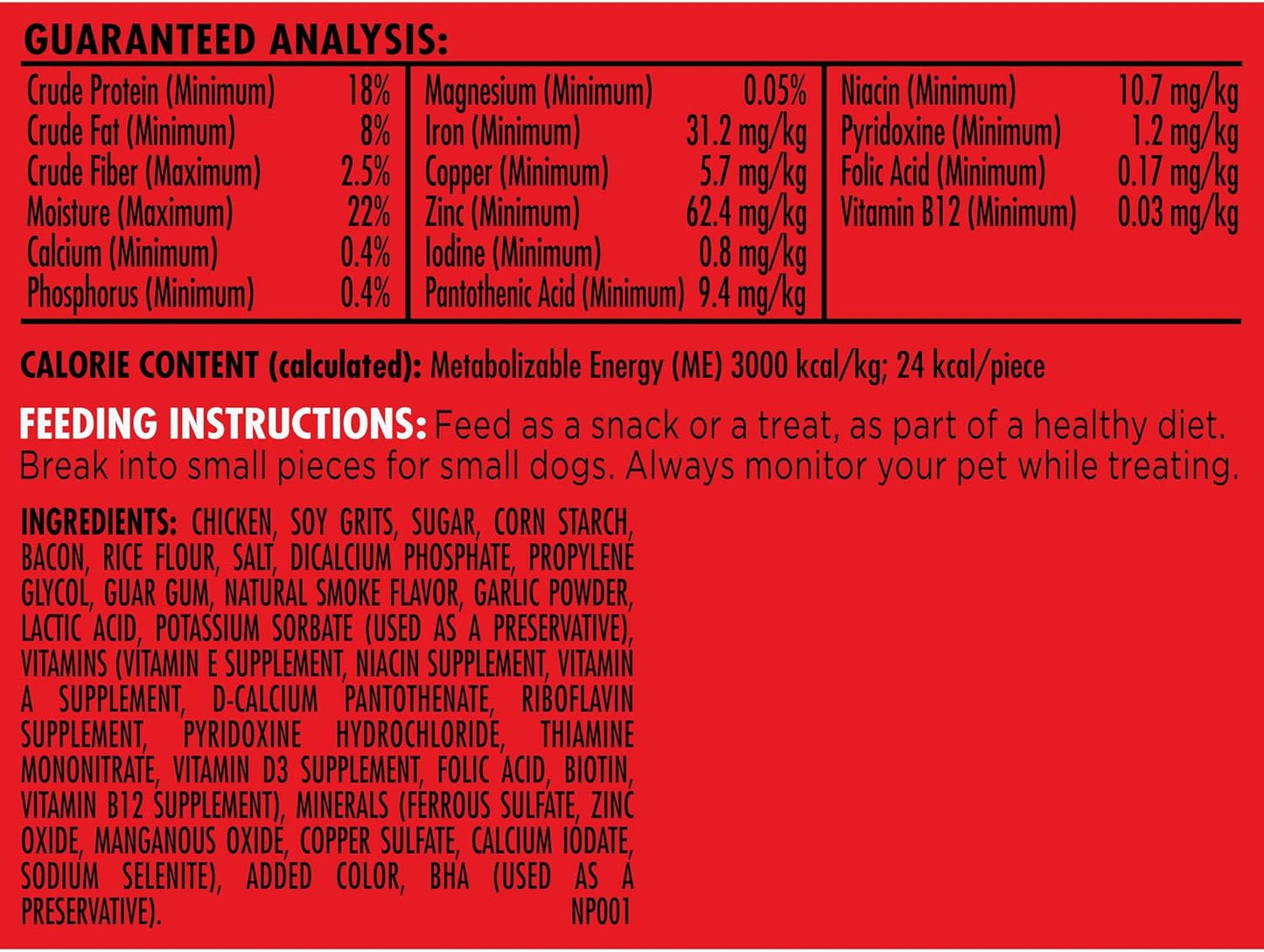 Milk-Bone Soft & Chewy Dog Treats, Bacon Recipe, 5.6 Ounce (Pack of 10), Made with Real Bacon