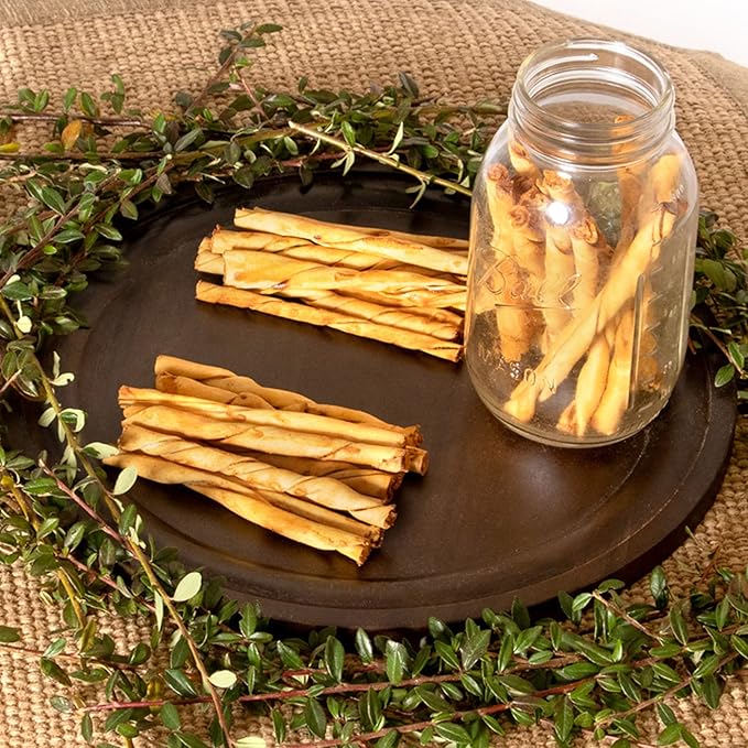 Pet Factory American Beefhide 5" Twist Sticks Dog Chew Treats - Chicken Flavor, 1 lb