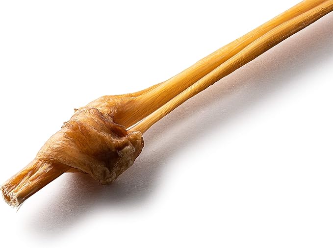 Jack&Pup Dog Bully Sticks for Small Dogs - 6 Inch Junior Bully Sticks for Dogs (25 Pack) Great Bully Stick for Teething Puppies