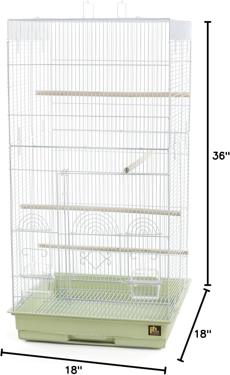 Prevue Pet Products SPECONO1818H-SG Tall Tiel Cage, Sage Green