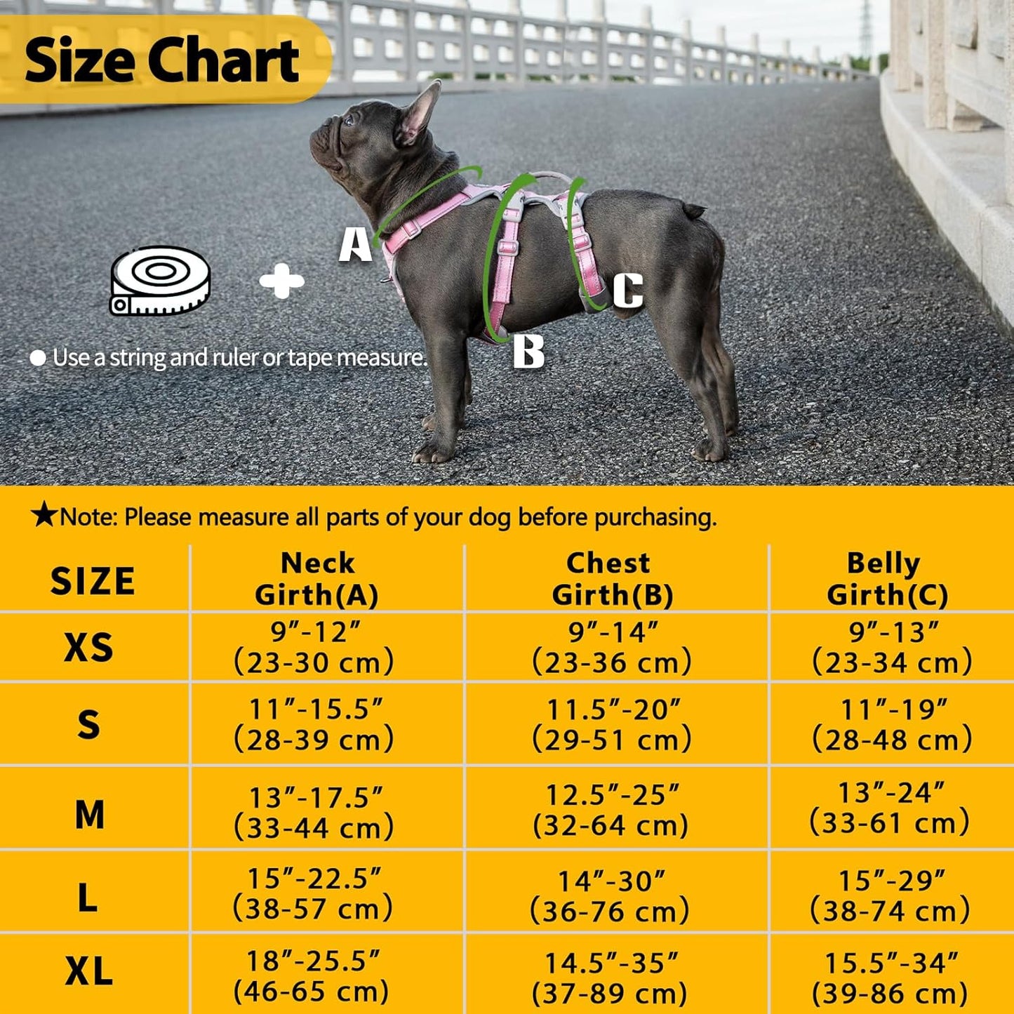 Huntboo No Escape Dog Harness, Escape Proof Harness, Fully Reflective Harness with Padded Handle, Breathable,Durable, Adjustable Vest for Small Dogs Walking, Training, and Running Gear(Pink,S