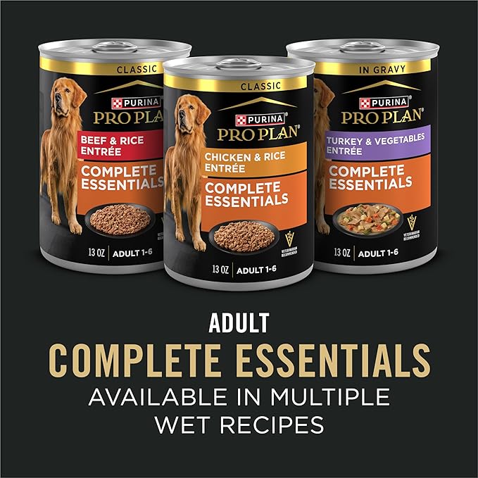 Purina Pro Plan Complete Essentials Shredded Blend Chicken and Rice Dog Food Dry Formula with Probiotics for Dogs - 35 lb. Bag