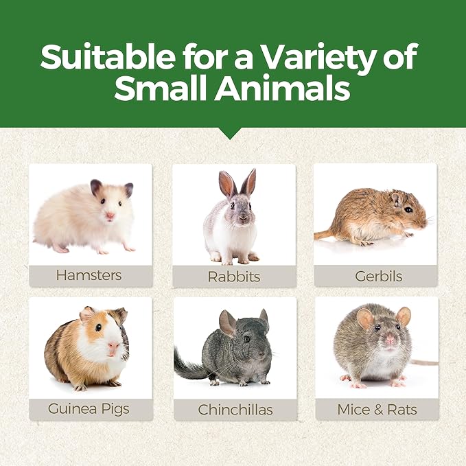 TEEWY Guinea Pig Toys, Prevent Teeth Overgrowth, Natural Vegetables and Timothy Grass, Hamster Chew Toys, Guinea Pig Chew Toys, Chinchilla Toys, 2PCS, Donut-Shaped