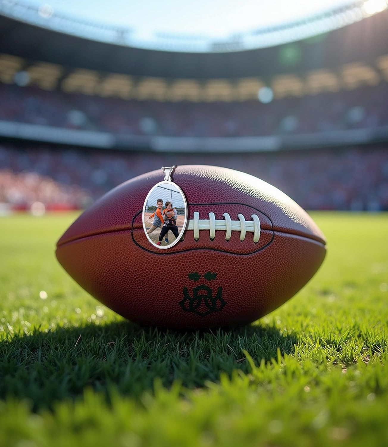 CharmSStory Personalized Photo Necklaces Custom Engraved Name Necklace Memory Keepsake Picture Necklace Pendant Customized Gifts for Women Men