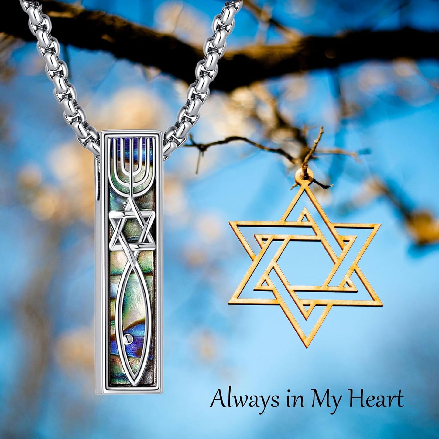 Urn Necklaces for Ashes Sterling Silver 3D Vertical Bar Memorial Pendant for Loved Ones Keepsake Cremation Jewelry Gifts for Women Men