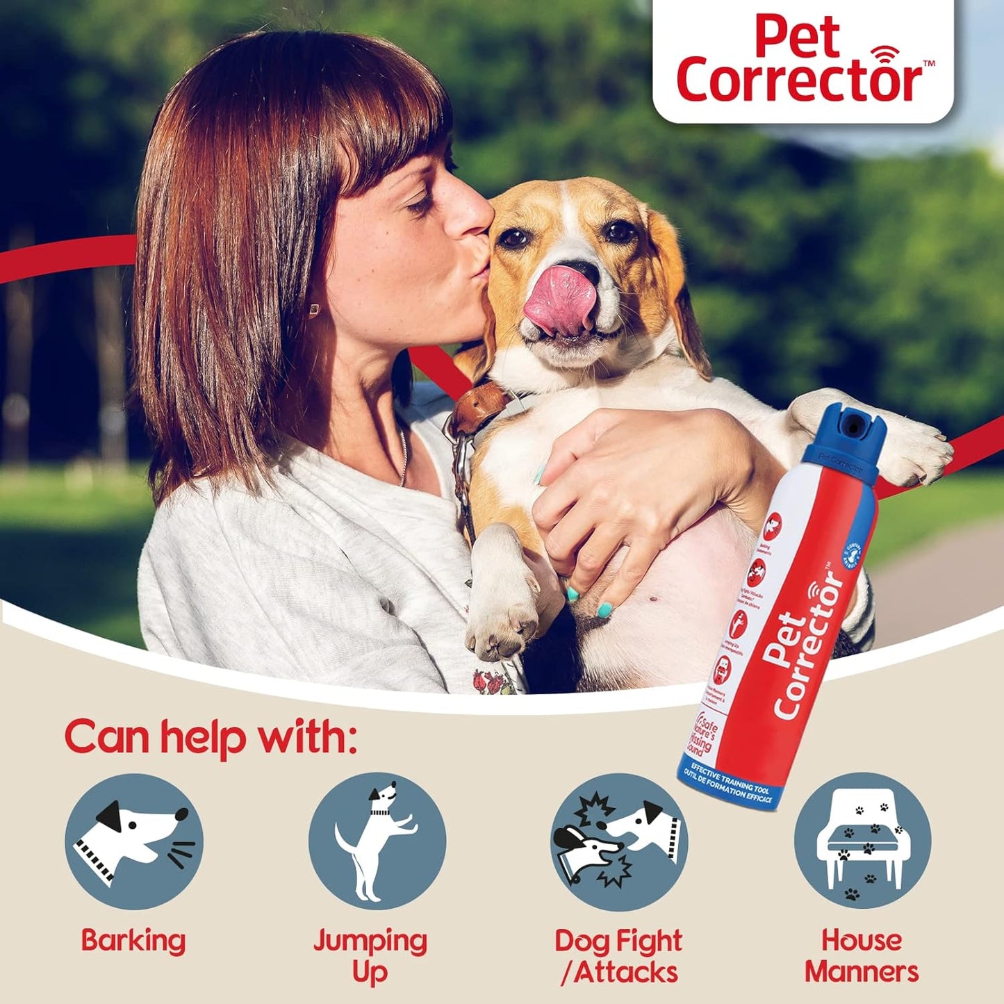 PET CORRECTOR Dog Trainer, 200ml. 4 Pack- Stops Barking, Jumping Up, Place Avoidance, Food Stealing, Dog Fights & Attacks. Help stop unwanted dog behaviour. Easy to use, safe, humane and effective.