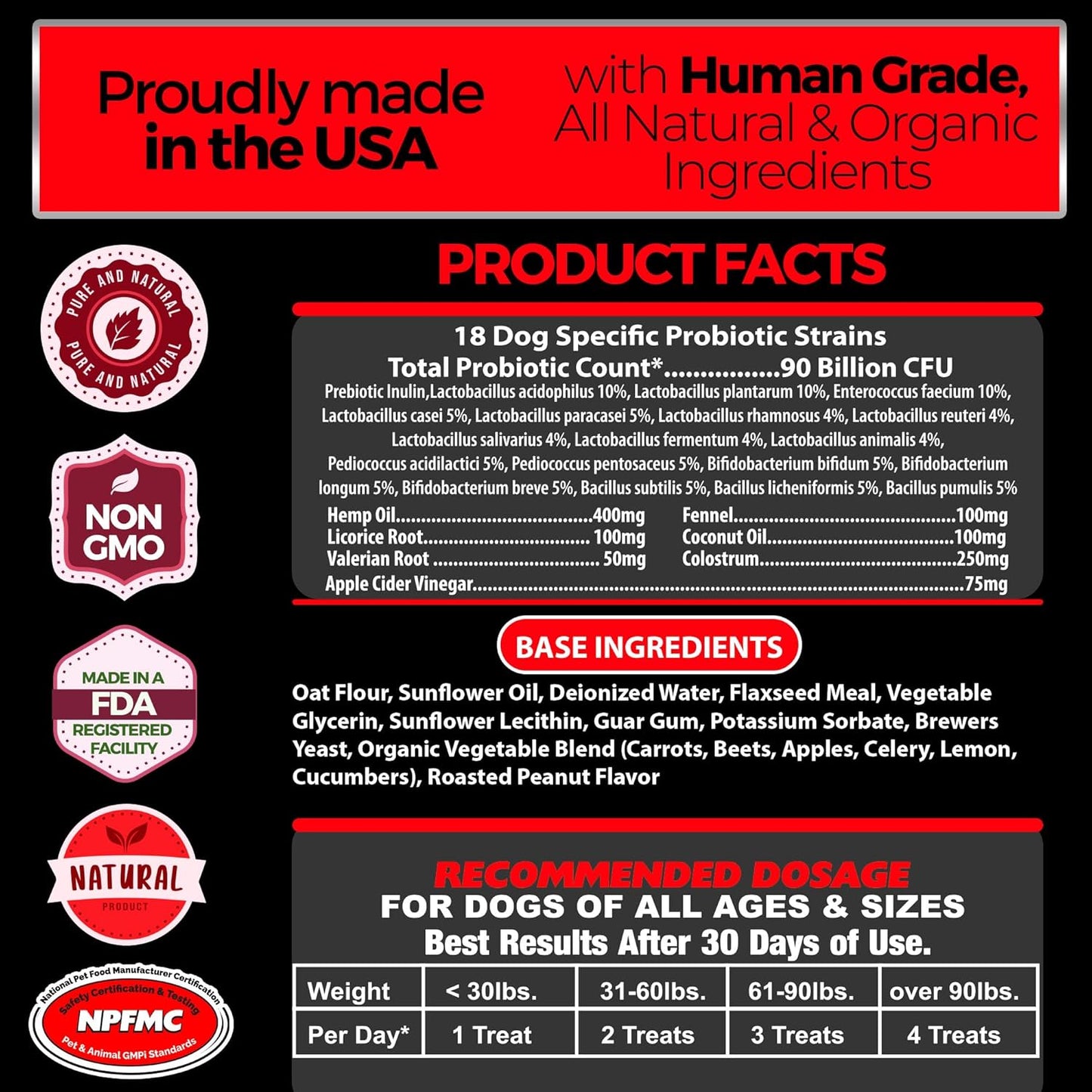 Pet Chef Dog Stop Itching Relief Chew - Anti Itch for Dogs with Omega 3, Salmon Oil - Bacon Flavor - Easy Allergen-Free Immune System Support - Top Allergy Medicine for Dogs. 140ct. Best Value!