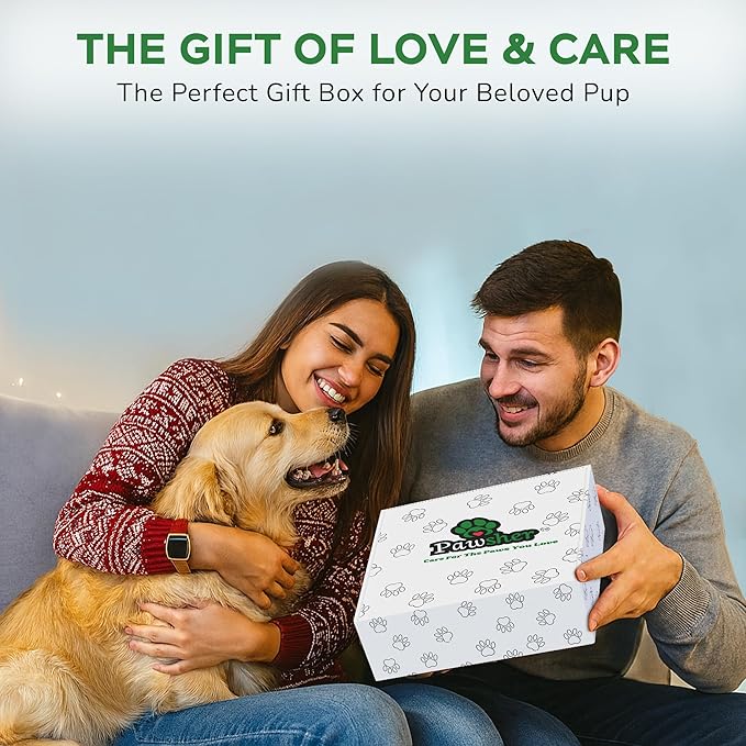 Dog Essentials Starter Kit - New Puppy Kit with Pet Wipes, Paw Balm, Dental Teeth Cleaning Wipes and Poop Bags Set - Complete Dog Kit for Travel, Camping & Gift Set