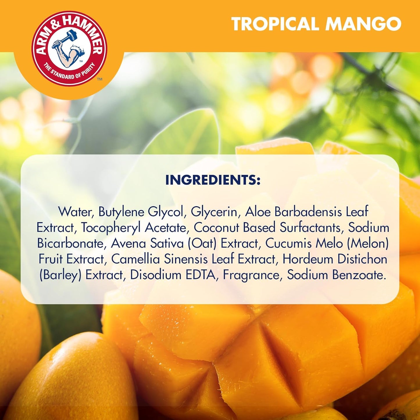 Arm & Hammer for Pets Heavy Duty Multipurpose Bath Wipes for Dogs | All Purpose Dog Wipes Remove Odor & Refresh Skin for Pets | Fruity Mango Scent, Two (2) 100 Count Packs of Pet Wipes