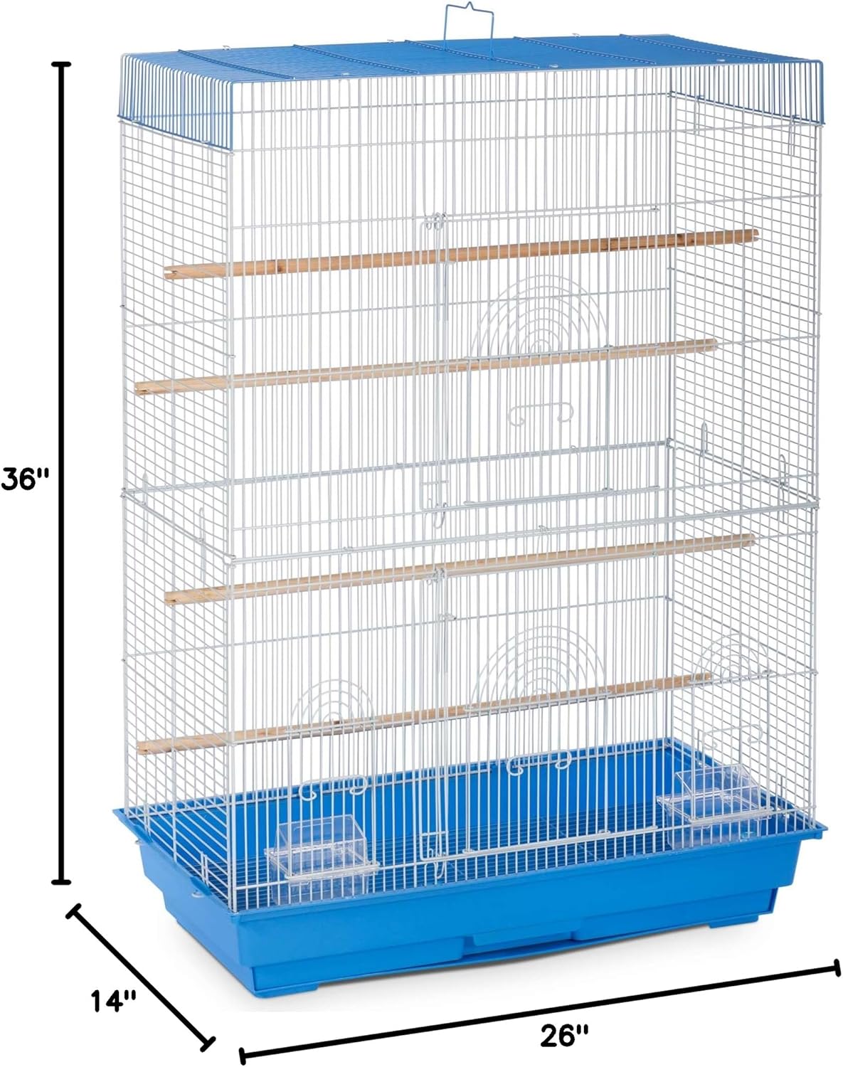 Prevue Pet Products SP42614-3 Flight Cage, Blue/White