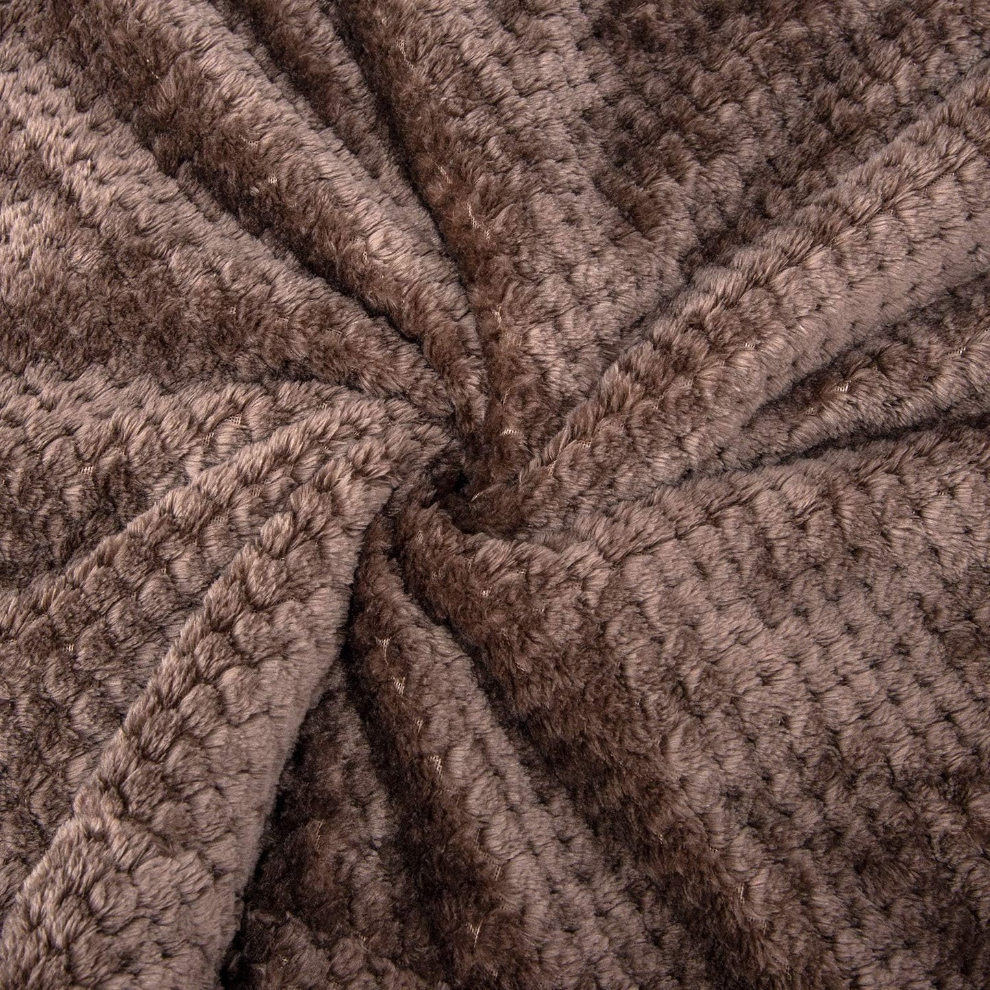 DG-Eagle Grey Plush Fleece Receiving Blanket for Dog, Cat, Couch, Travel - Warm, Soft, 24" x 32"