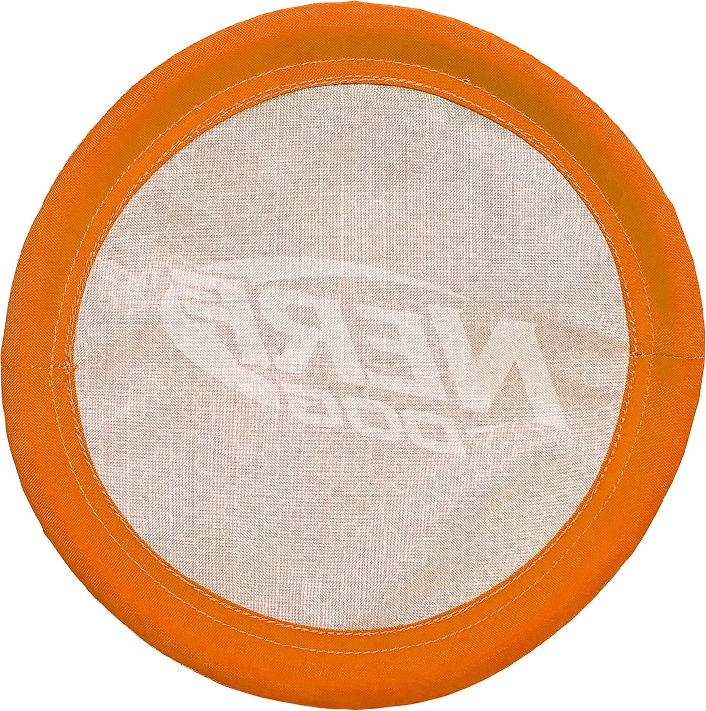 Nerf Dog Nylon Flyer Dog Toy, Flying Disc, Lightweight, Durable and Water Resistant, Great for Beach and Pool, 9 inch diameter, for Medium/Large Breeds, Single Unit, Orange