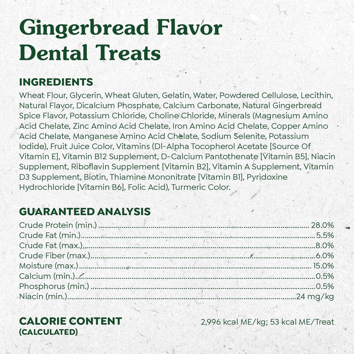 Greenies Petite Dental Dog Treats, Gingerbread Flavor, Limited Edition, 12 oz. Pack (20 Treats)