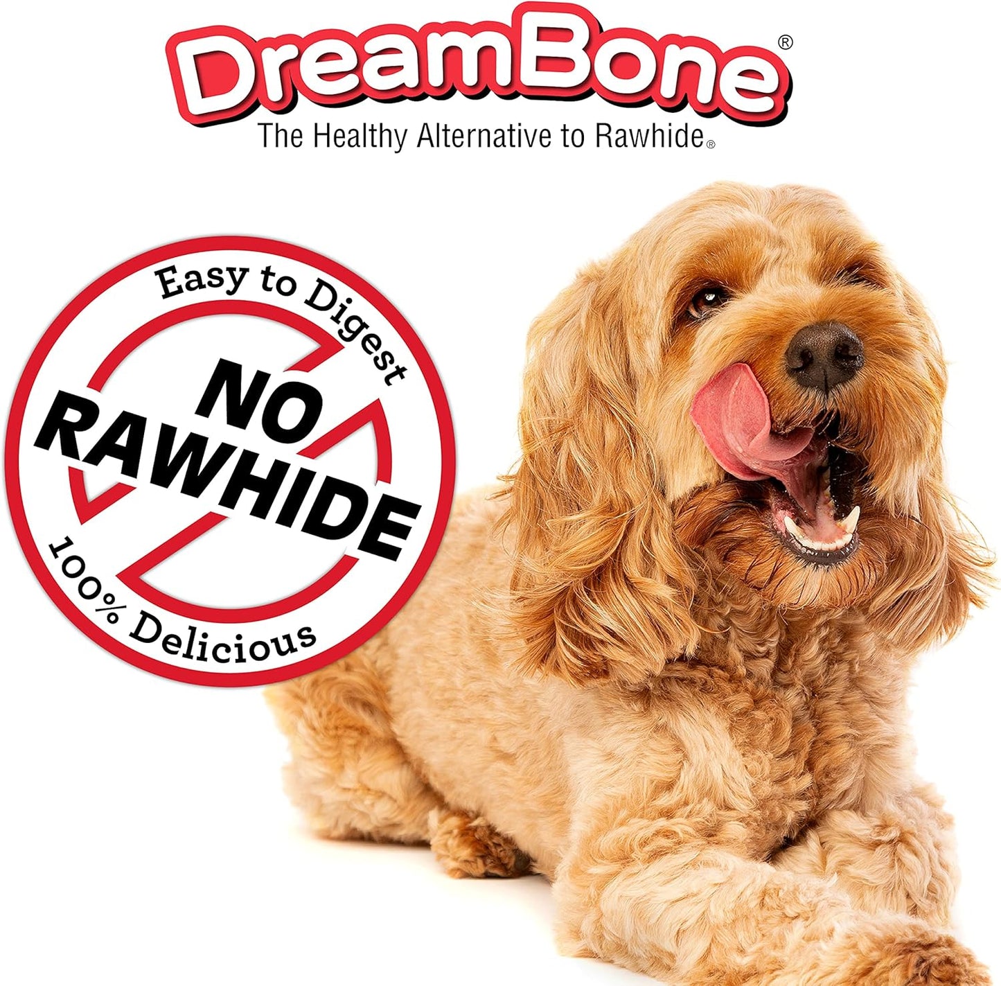 DreamBone Stuffed Twistz 10 Count, Rawhide-Free Chews