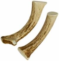 WhiteTail Naturals - Deer Antlers for Dogs - (Medium Whole- 2 Pack) - All Natural Antler Dog Chew - Naturally Shed, Long Lasting Chew Bone, Crafted in Texas