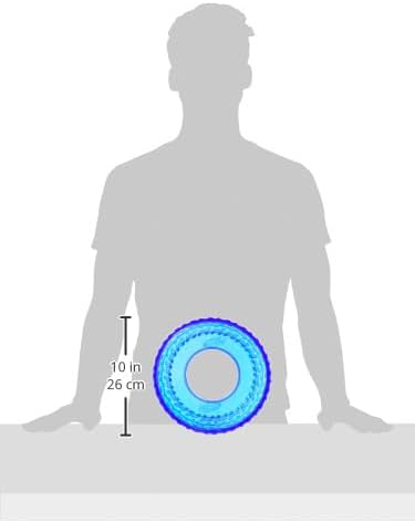 Nerf Dog Toy Gift Set, 3-Piece Set of Outdoor Dog Toys for Tug and Fetch, Includes 3-Ring Tug, Exo Squeak Bone and Tire Flyer