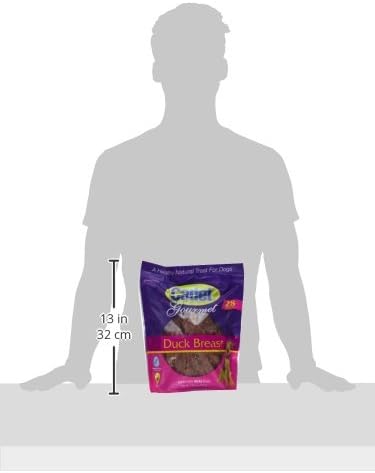 Cadet Gourmet Duck Breast Jerky Dog Treats, Healthy, Long-Lasting High-Protein Training Treats for Small & Large Dogs, 28 oz.