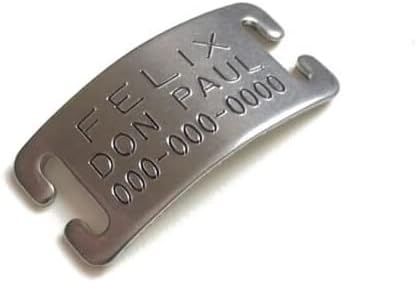 Boomerang Tags Cat Tag - Small Dog Tag, Will Last Your Pets Lifetime - Cat Tags Personalized Small, Engraved Stainless Steel Silent, ID Tag (Open End X-Small for 3/8 or 1/2 Inch Snap Style Collar)