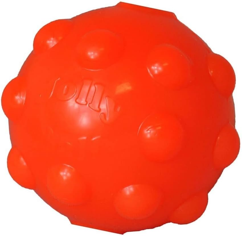 Jolly Pets Jolly Jumper, Large 4", Bouncing Dog Toy Ball; Glows in The Dark