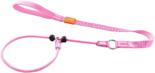 Howgo Dog Slip Lead Dog Leash, Training Lead, No-Pull Slip Leash and Collar, Heavy Duty & Durable Nylon, Padded Handle, for All Breeds (Pink, 3.6FT)