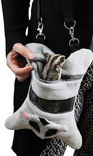 Glider Bonding Pouch - Carry Bonding Pouch for Sugar Gliders, Rats, Ferrets, Chinchillas, Squirrels, Marmosets, Hamsters, Gerbils & Small Animals