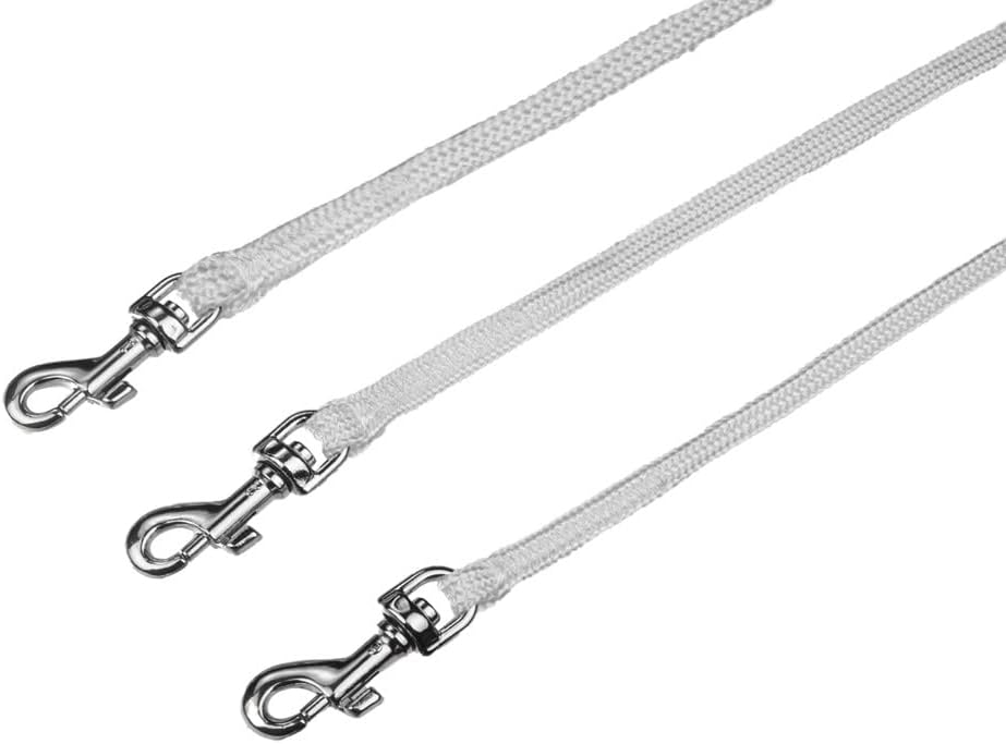 Alvalley Show Snap Dog Leash – Braided Nylon Dog Training Leash with Durable Snap Clips - Suitable for Showing, Training, and Walking - Perfect for Small, Medium, and Large Pets