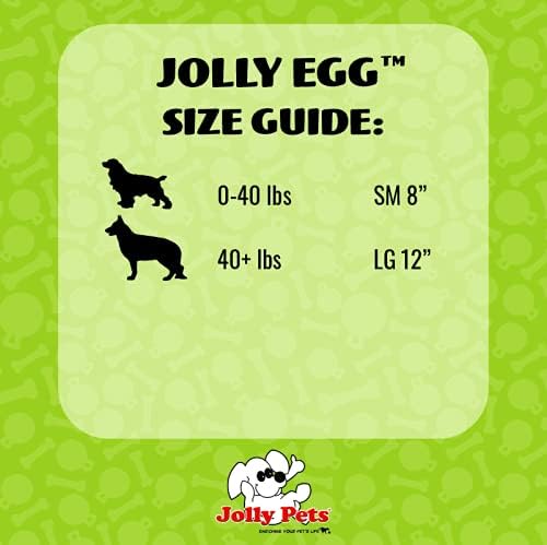 Jolly Pets Jolly Egg Dog Toy, 8 Inches/Medium, Yellow (Pack of 2)