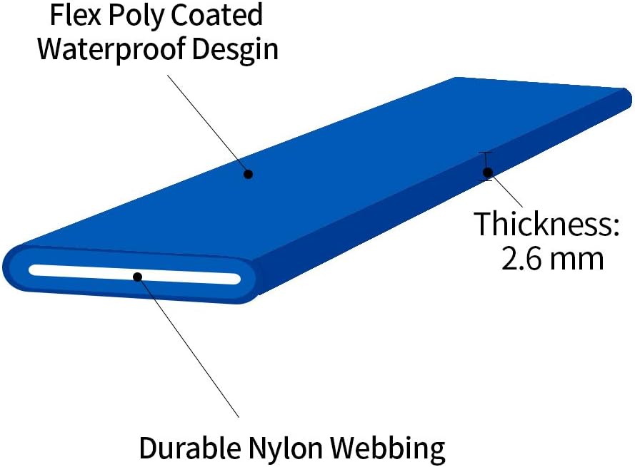 Long Dog Leash Waterproof Recall Training Lead Outdoor Long Line Great for Training, Beach, Play, Camping, or Backyard