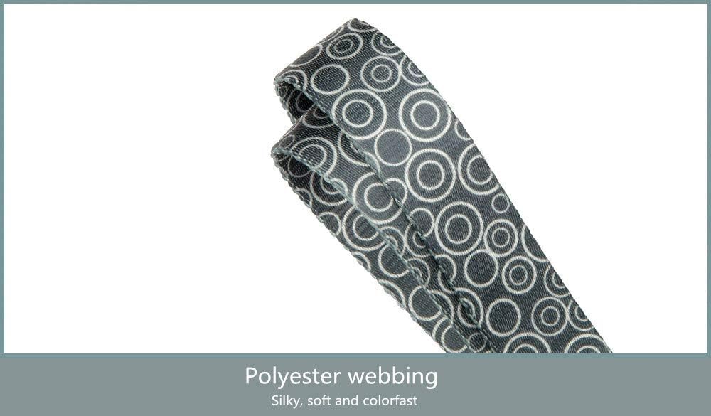 Martingale Collar Dog Collar No Pull Pet Collar Heavy Duty Dog Martingale Collars Silky Soft with Unique Pattern for Medium and Large Dogs (Large, 1 Inch Wide, Warm Gray-Concentric)