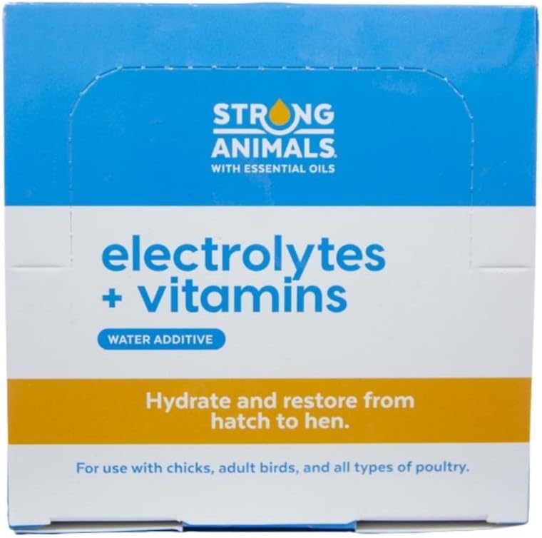 Electrolytes & Vitamins Rehydration for Backyard Flocks containing Thyme Essential Oils (30 Servings)