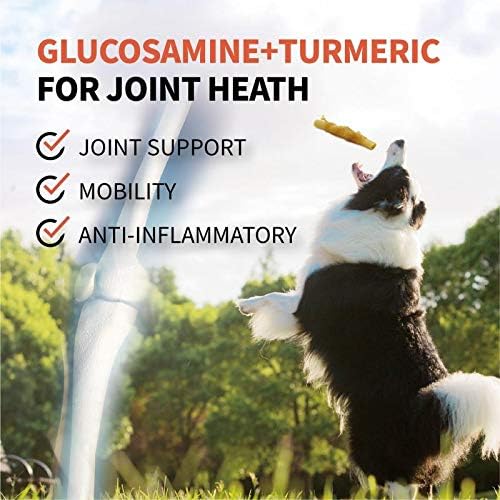 Chicken Wrapped Dog Bone Treat Sticks with Turmeric, Easy to Digest, Non-Rawhide Soft Chicken Cheese Dog Chew Treats 15pcs/Pack (Medium 4.5" 15pcs/Pack x 3packs)