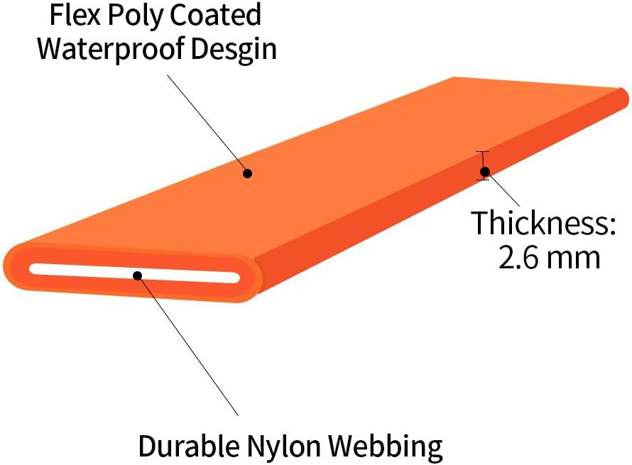 Long Dog Leash Waterproof Recall Training Lead Outdoor Long Line Great for Training, Beach, Play, Camping, or Backyard