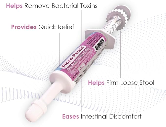 Oral Paste for Dogs & Cats-Helps Reduce Occasional Loose Stool & Diarrhea, Balance Gut pH, Support Normal Digestion & Intestinal Flora-Fast Acting (15 CC - Tasty Chicken Flavor)