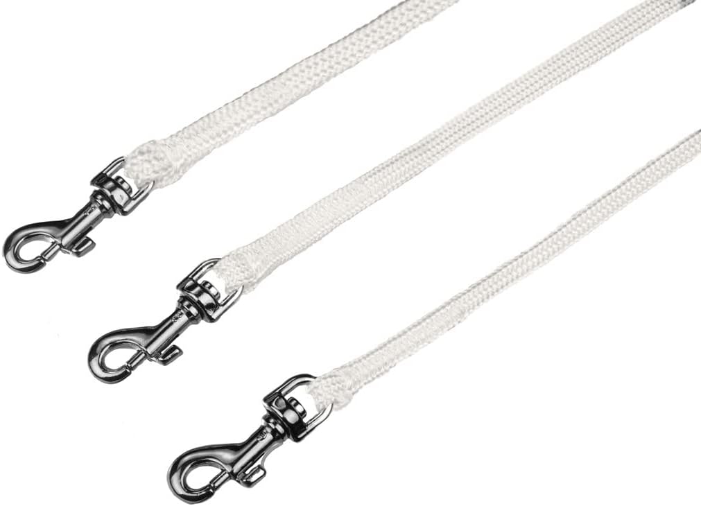 Alvalley Show Snap Dog Leash – Braided Nylon Dog Training Leash with Durable Snap Clips - Suitable for Showing, Training, and Walking - Perfect for Small, Medium, and Large Pets