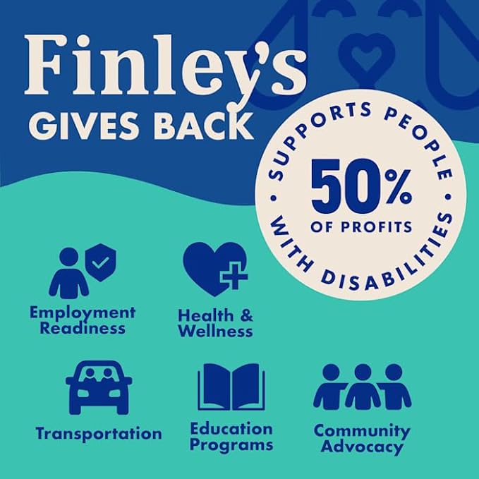 Finley's Blueberry Coconut Dog Biscuit Treats, All Natural, Limited Ingredient Dog, 12 Ounce (Pack of 1)