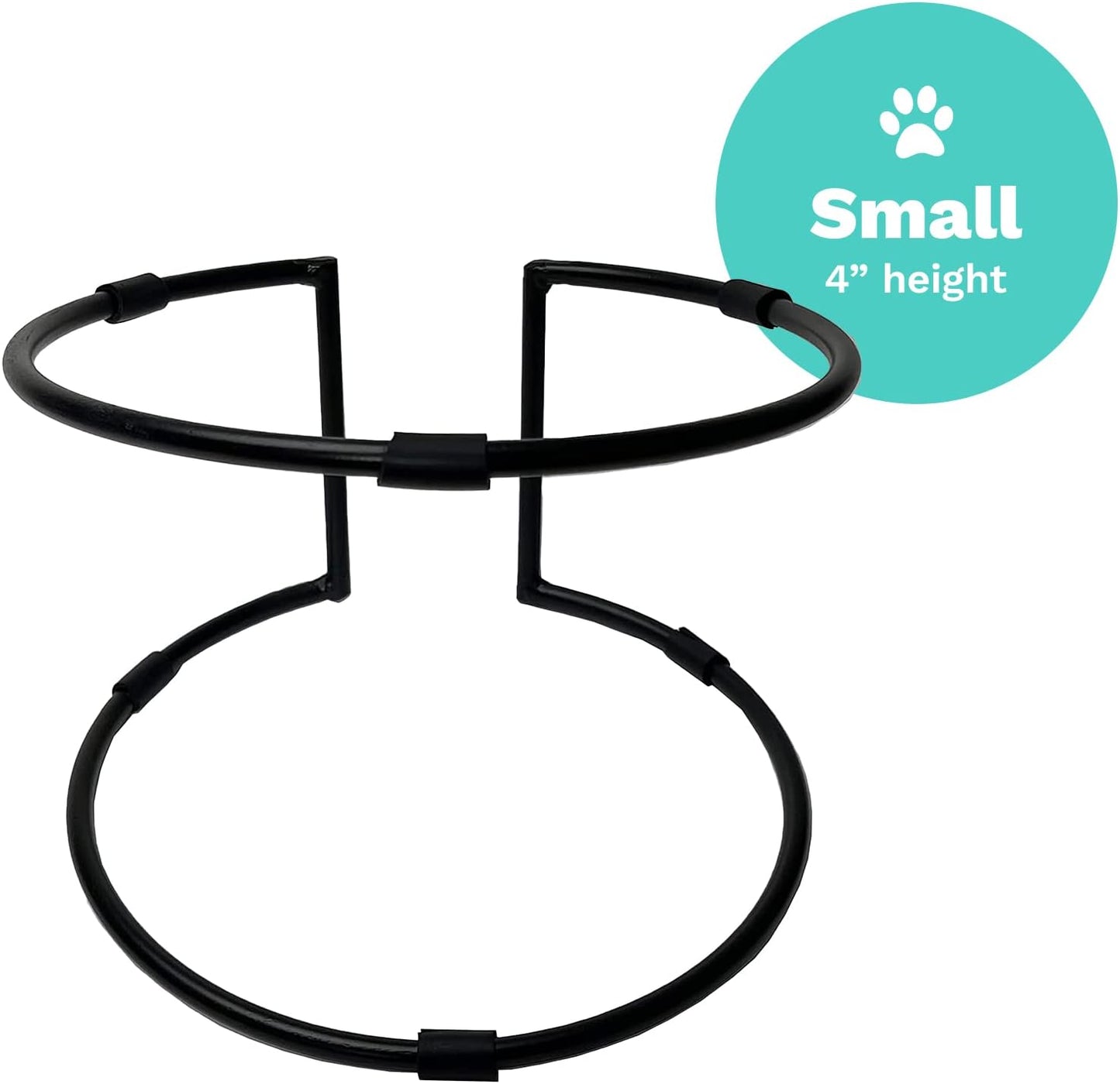 Enhanced Pet Bowl Stand - New Anti-Skid Feature - Dog and Cat Bowl Stand Exclusively for Use with The Corresponing Size Enhanced Pet Bowl (Small)