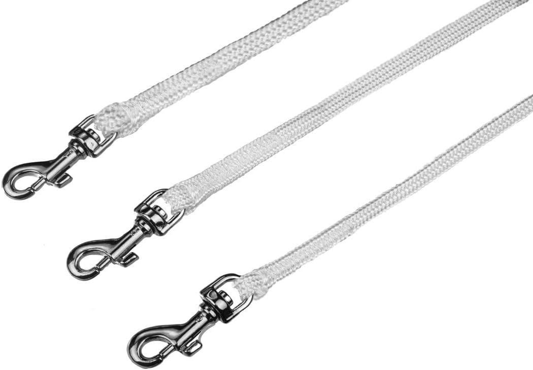Alvalley Show Snap Dog Leash – Braided Nylon Dog Training Leash with Durable Snap Clips - Suitable for Showing, Training, and Walking - Perfect for Small, Medium, and Large Pets