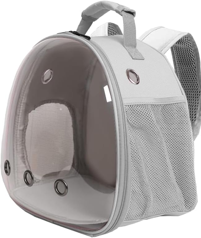 Guinea Pig Backpack, Space Capsule Bubble Window Small Animal Backpack for Guinea Pig, Bird Bunny Rabbit