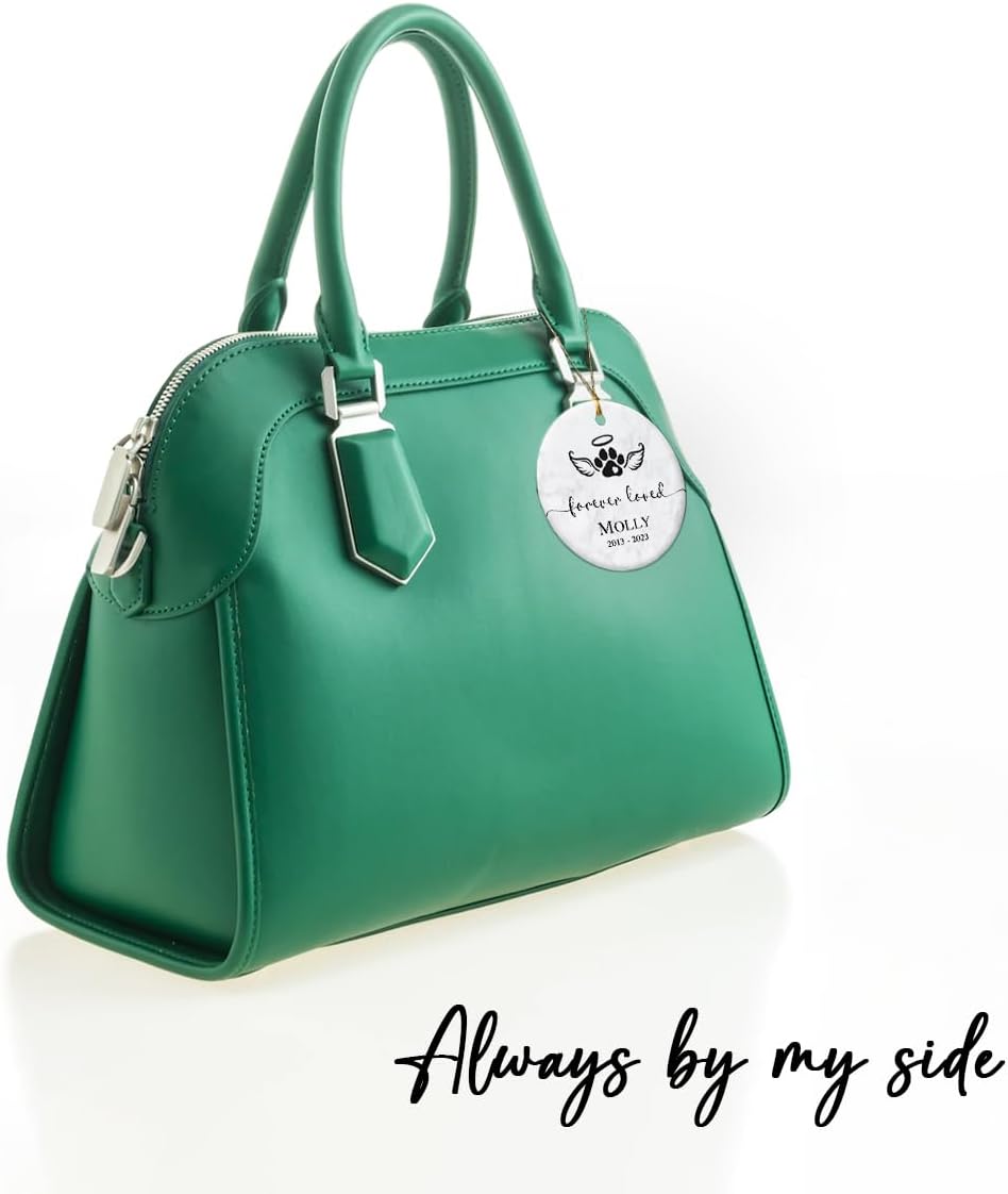 Pet Memorial Ornament - Ceramic Keepsake to Hang on Christmas Tree - Honor & Remember Your Beloved Pet’s Memory.