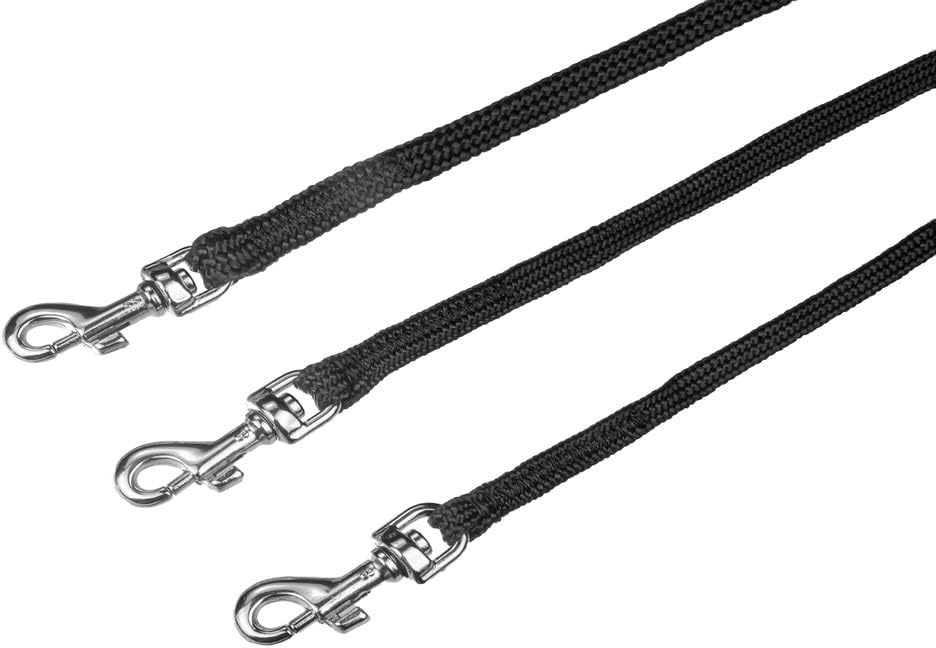 Alvalley Show Snap Dog Leash – Braided Nylon Dog Training Leash with Durable Snap Clips - Suitable for Showing, Training, and Walking - Perfect for Small, Medium, and Large Pets