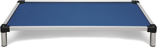 K9 Ballistics Chew Proof Elevated Cooling Dog Bed - Made for Aggressive Chewers, Virtually Indestructible, Ripstop Fabric with No Padding, Pre-Assembled - XL, Blue Quartz