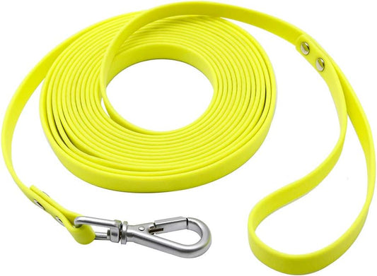 Long Dog Leash Waterproof Recall Training Lead Outdoor Long Line Great for Training, Beach, Play, Camping, or Backyard