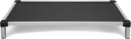 K9 Ballistics Chew Proof Elevated Cooling Dog Bed - Made for Aggressive Chewers, Virtually Indestructible, Ripstop Fabric with No Padding, Pre-Assembled - Medium, Seasonal (Old) Black