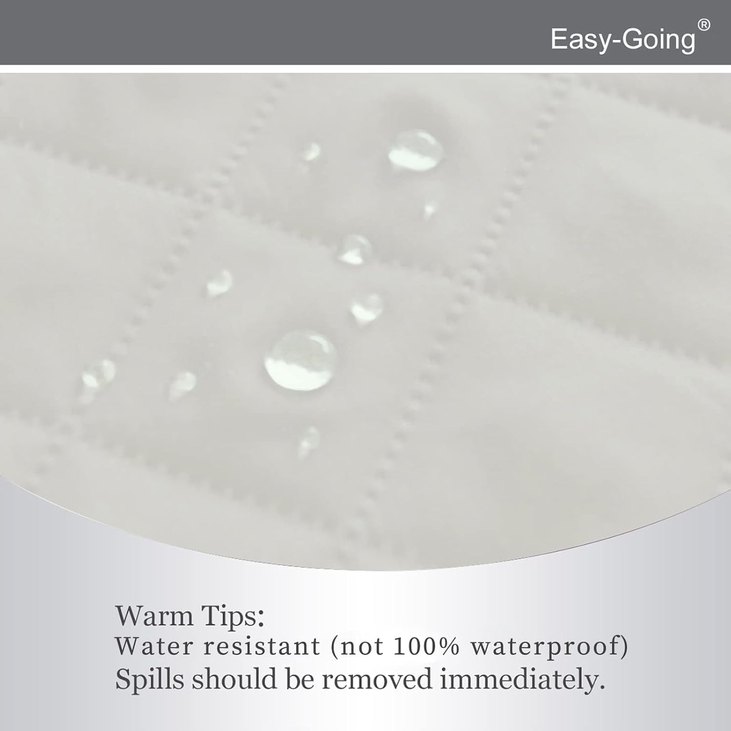 Easy-Going Recliner Chair Slipcover Reversible Sofa Cover Water Resistant Couch Cover Furniture Protector with Elastic Straps for Pets Dog (Recliner 22 inch, Ivory/Ivory)