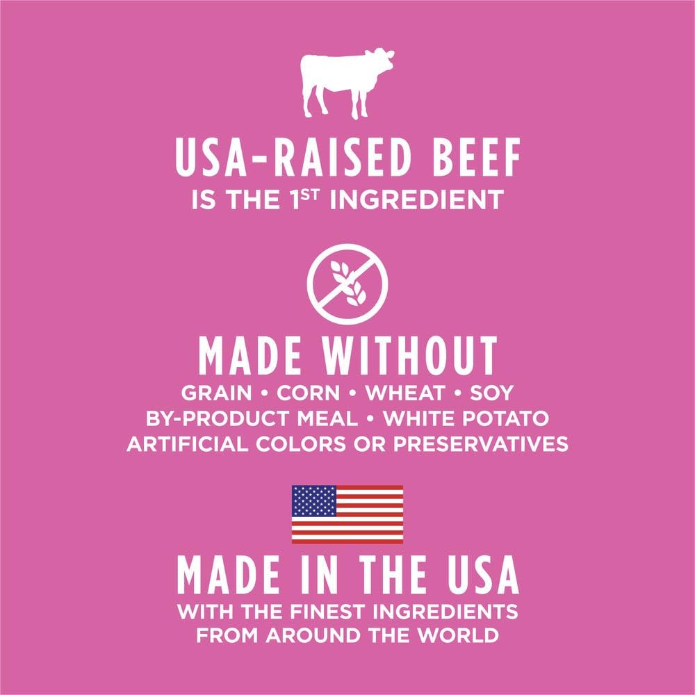 Instinct Raw Boost Small Breed, Natural Dry Dog Food with Freeze Dried Pieces, High Protein, Grain Free Recipe - Real Beef, 10 lb. Bag